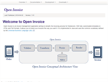 Tablet Screenshot of openinvoice.org